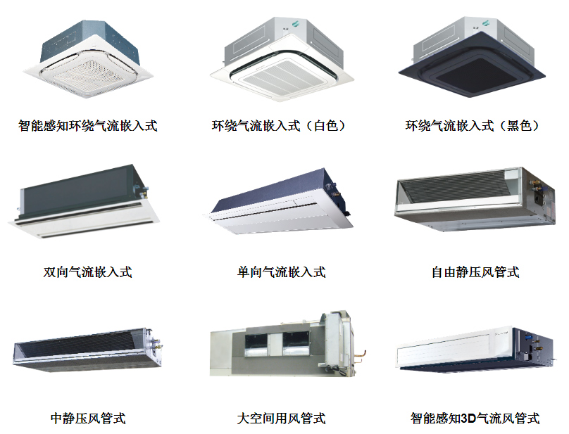 大金中央空調VRVX7-SERIES室內機產品